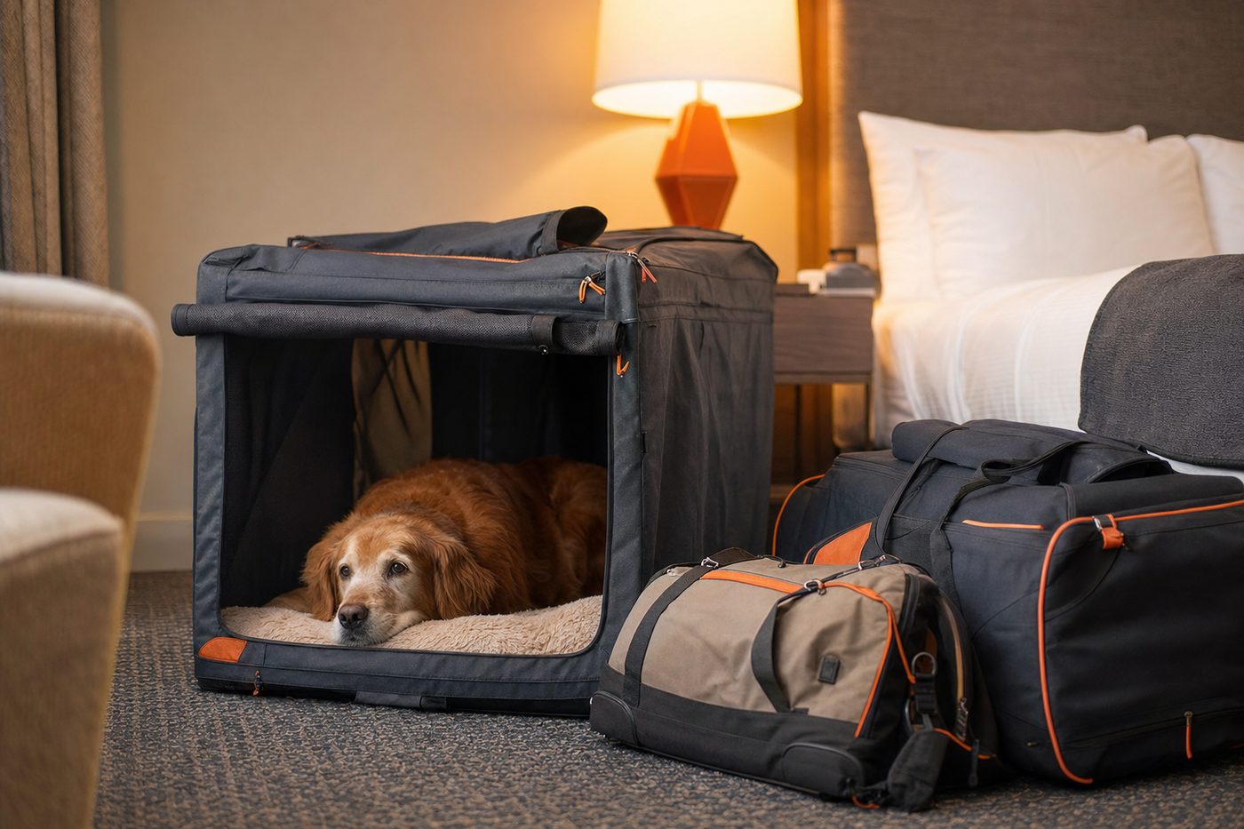 Fold-Flat Travel Crate