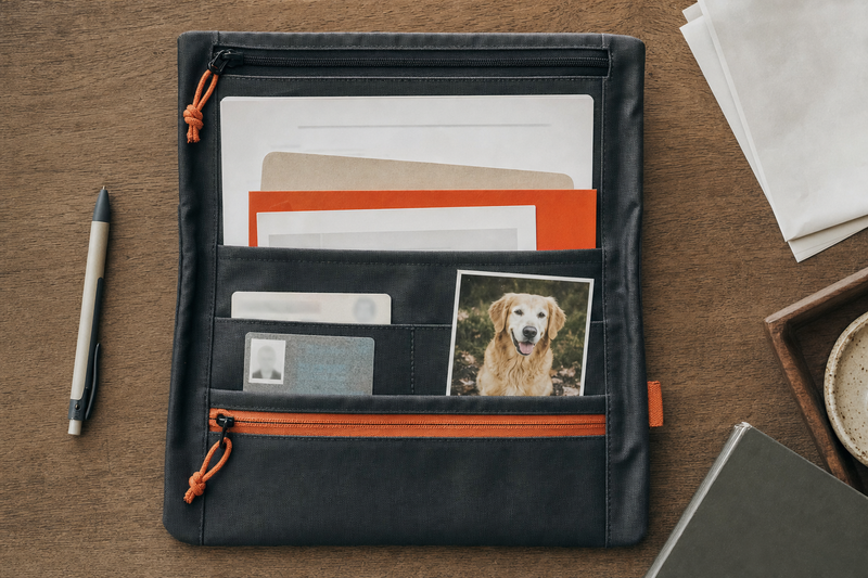 Record Keeper Document Pouch